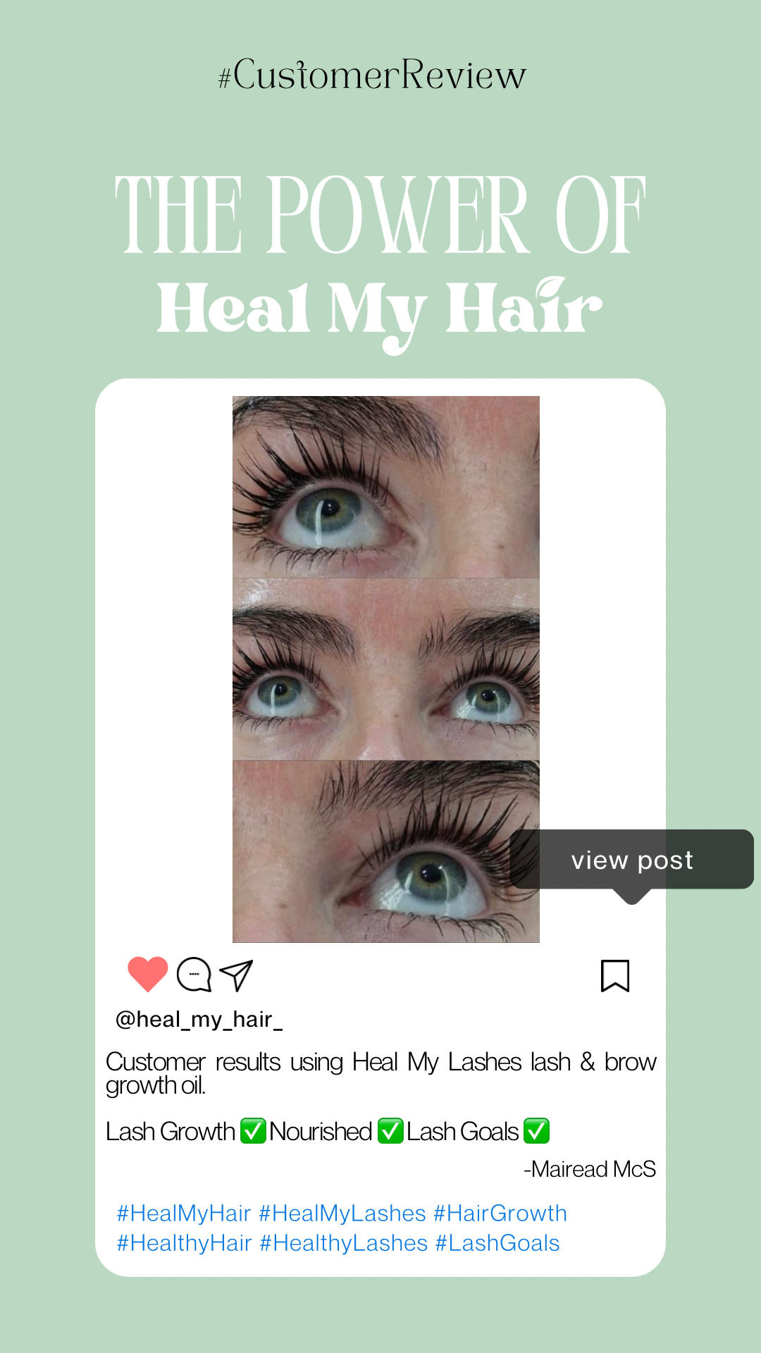 Heal My Lashes Oil